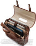 Samsonite Classic Leather 15.6'' flapover briefcase 126040 COGNAC - 1