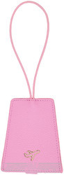Faux Leather Luggage tag 17VLP Pink