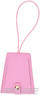 Faux Leather Luggage tag 17VLP Pink - 1
