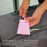 Faux Leather Luggage tag 17VLP Pink - 3