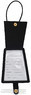 Faux Leather Luggage tag 17VLB Black - 2