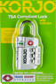 Korjo TSA Combination Indicator lock TSA72 SILVER - 2