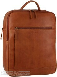 Pierre Cardin leather backpack PC3708 COGNAC