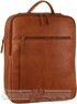 Pierre Cardin leather backpack PC3708 COGNAC