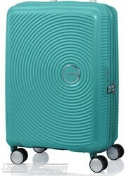 American Tourister Curio 2 expandable 4W cabin spinner 55cm JADE GREEN